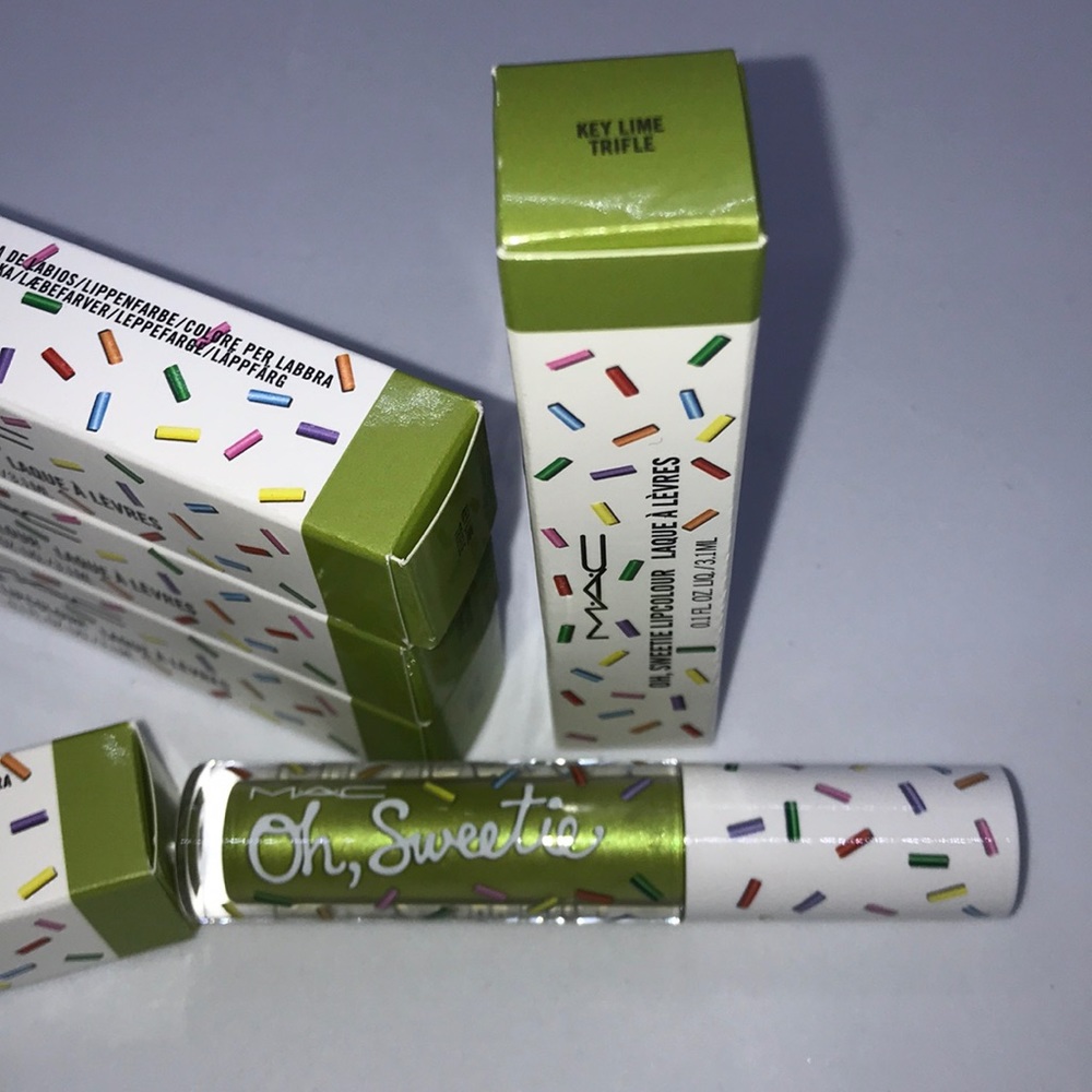 MAC Cosmetics Ltd Ed Oh Sweetie KeyLime Trifle Lip Fun Color + Special Bundle Of - Picture 3 of 3